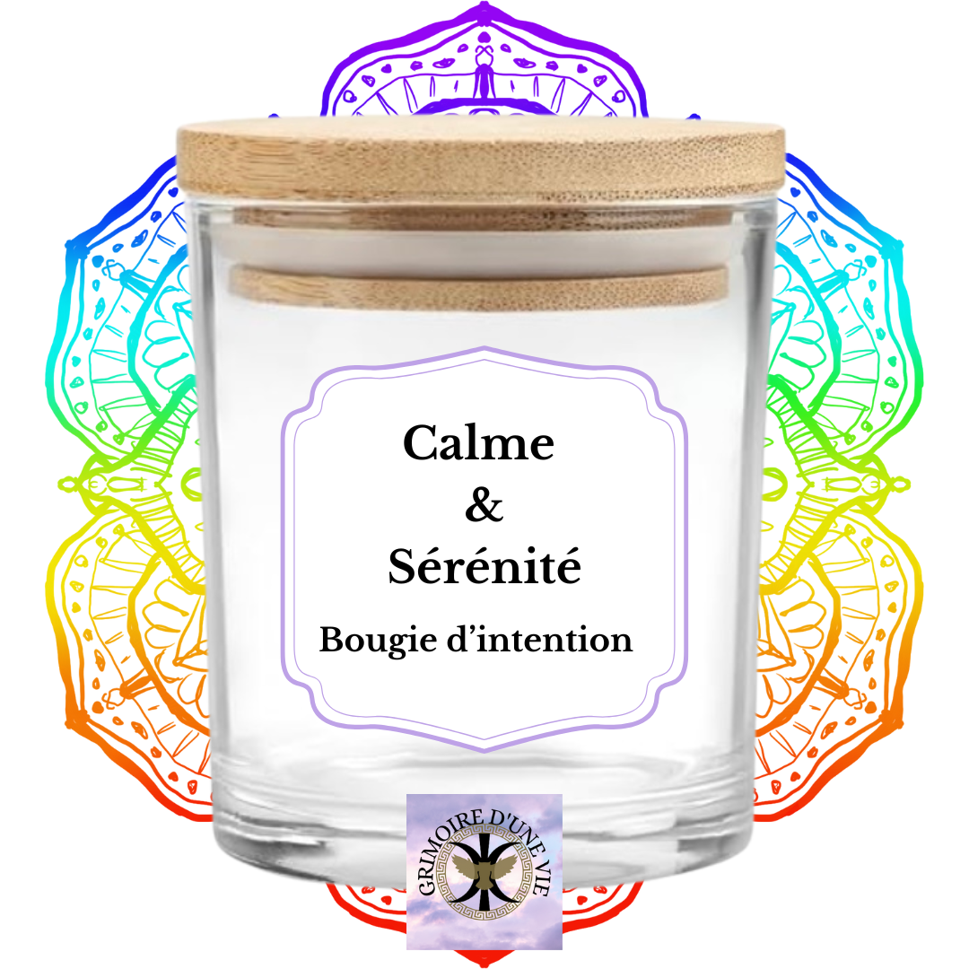 Sérénité ~ bougie d’intention
