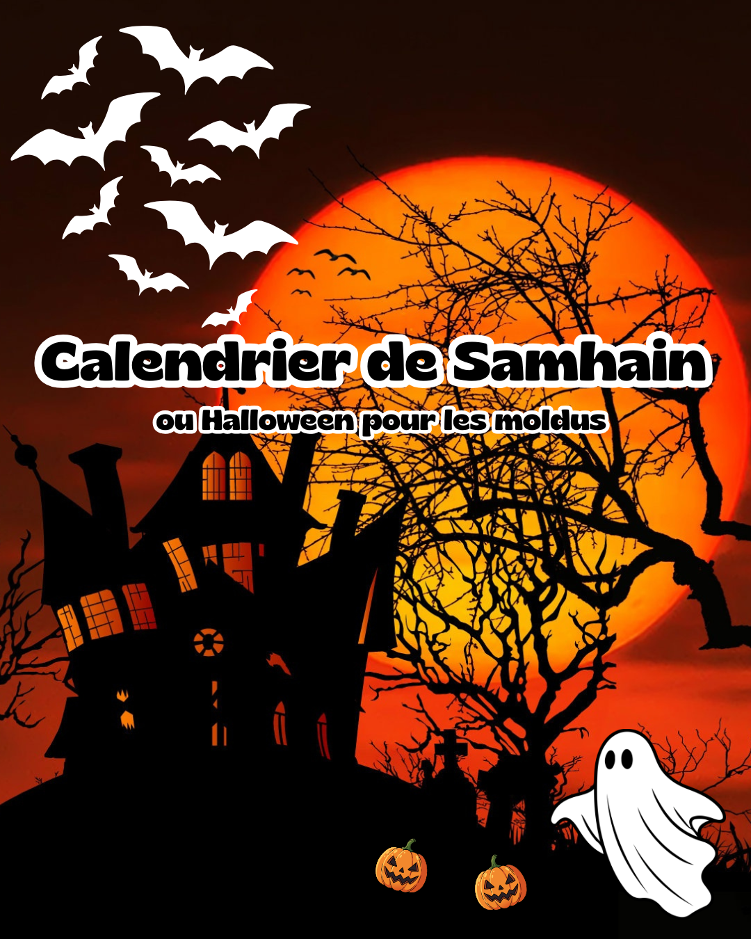 Calendrier de Samhain / calendrier Halloween