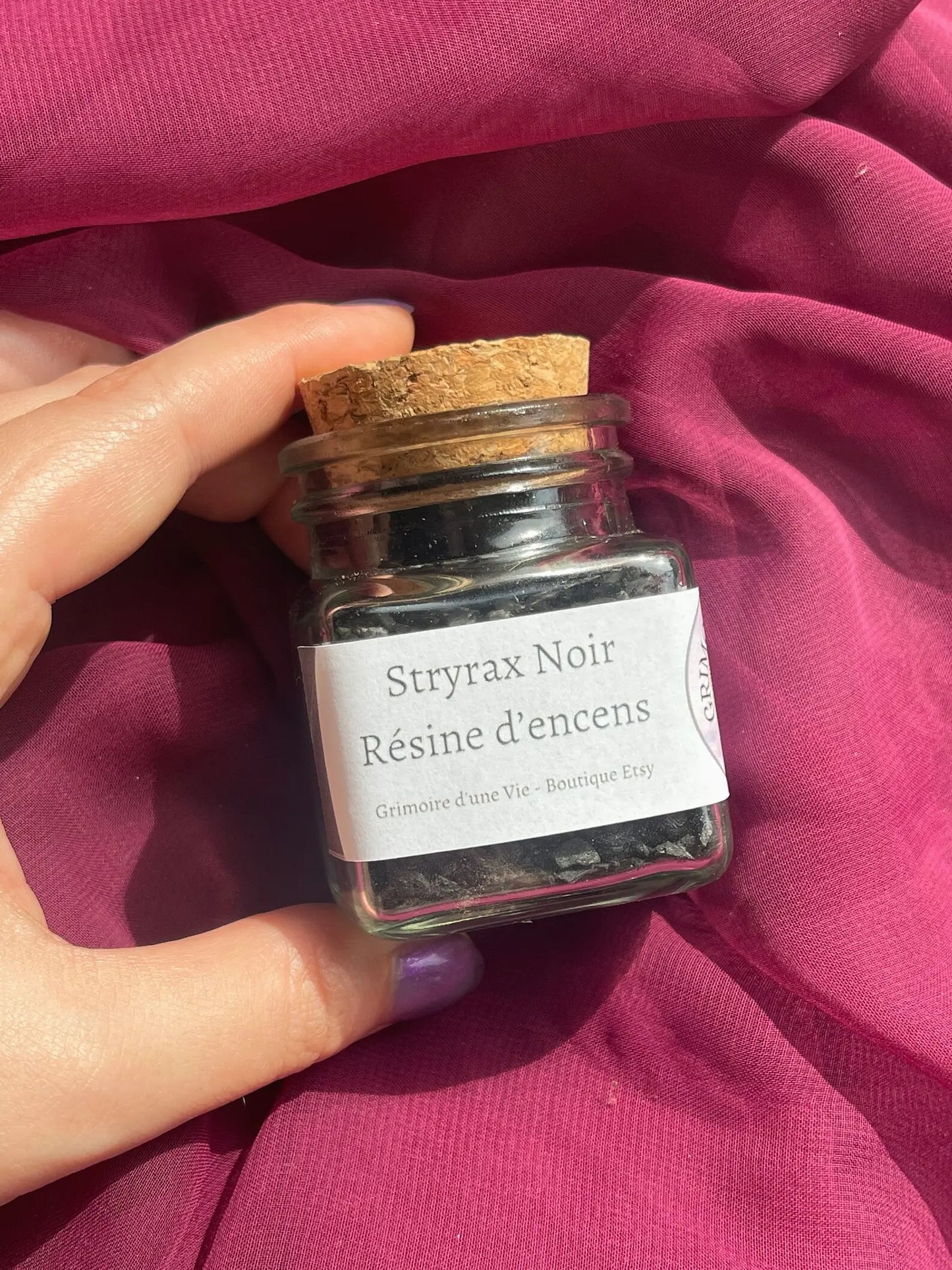 Styrax noir - encens en grain