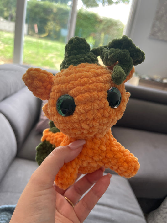 Peluche Dragon citrouille
