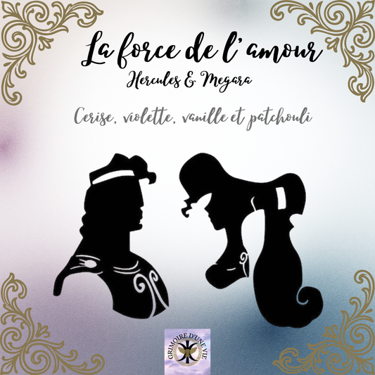 Bougie Hercules & Megara : Contes & Merveilles