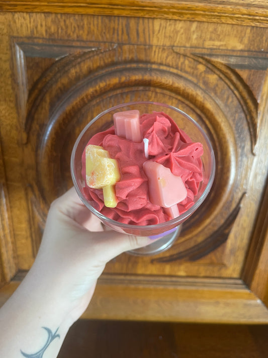 Bougie chantilly glace