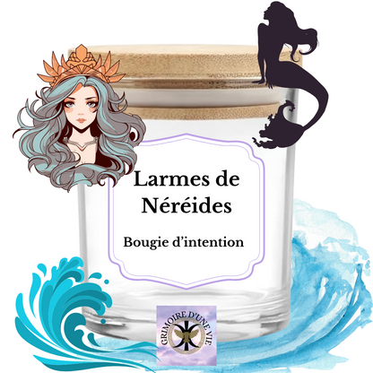 Larmes de Néréides ~ bougie d’intention Witchy