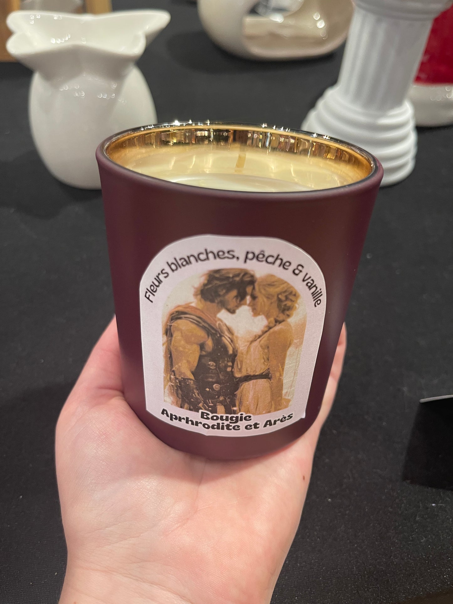 Bougie Arès et Aphrodite