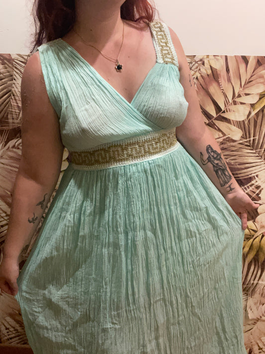 Robe Menthé longue