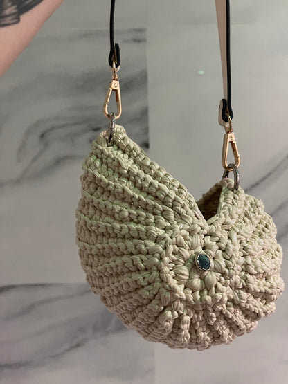 Sac coquillage crochet
