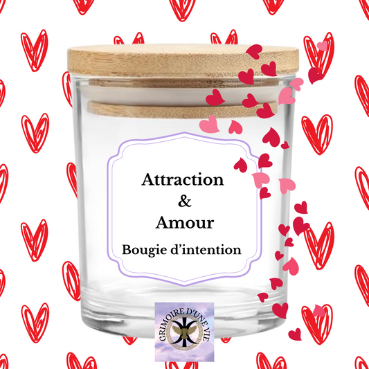 Attraction et Amour ~ bougie d’intention