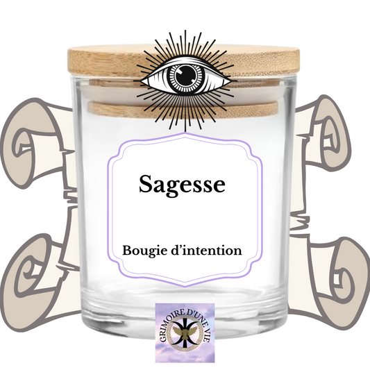 Sagesse ~ bougie d’intention