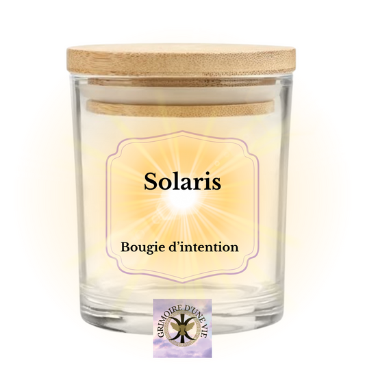 Energie solaire ~ bougie d’intention