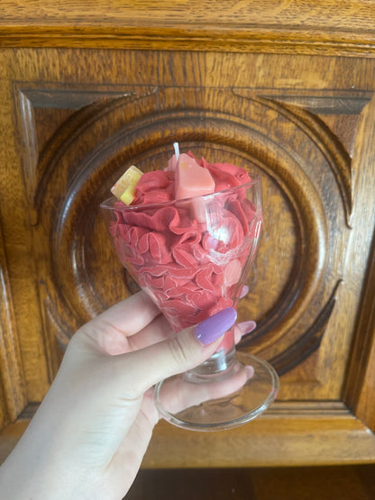 Bougie chantilly glace