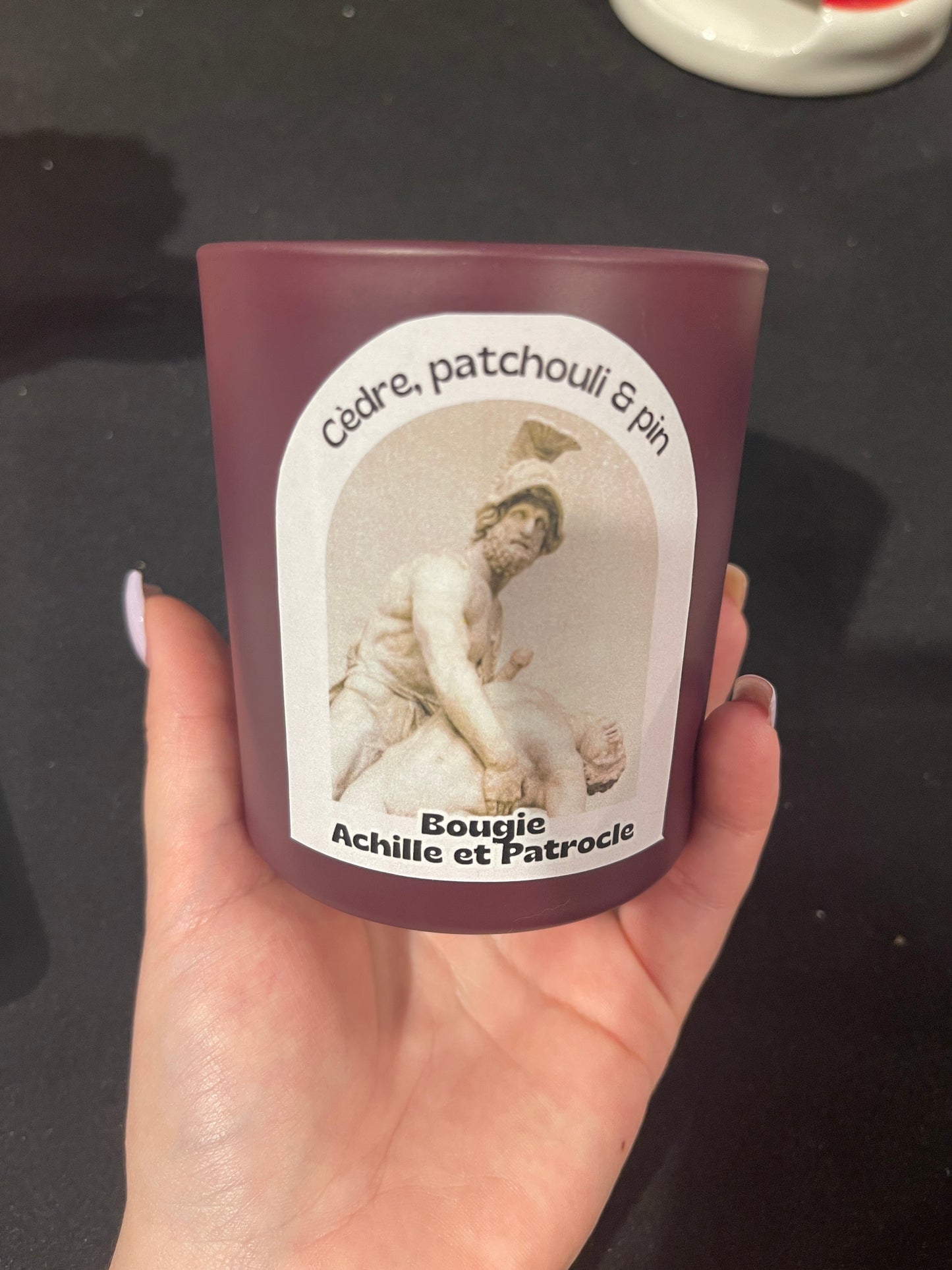 Bougie Achille et Patrocle
