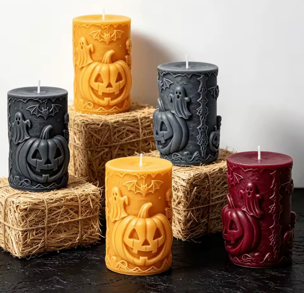 Bougie pilier de Samhain