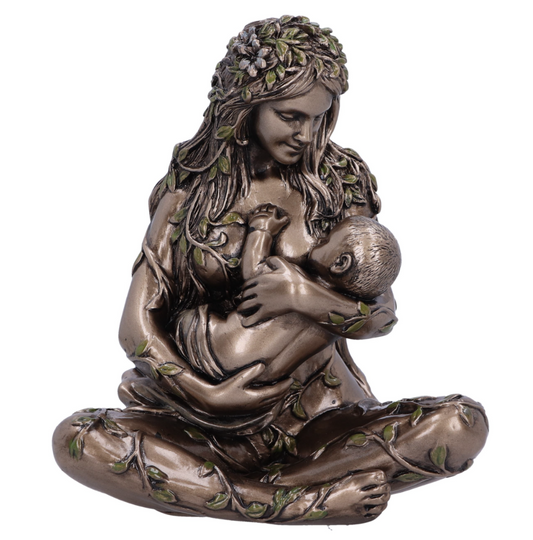 Mini statue Gaïa et l'enfant