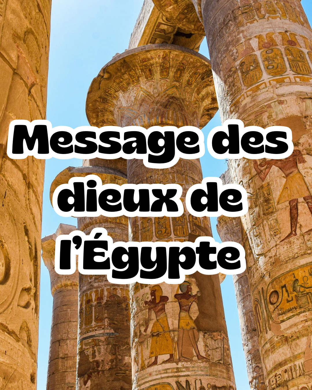 Tirage « message des Dieux de l’Egypte »