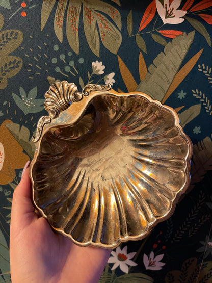 Vide poche métal coquillage