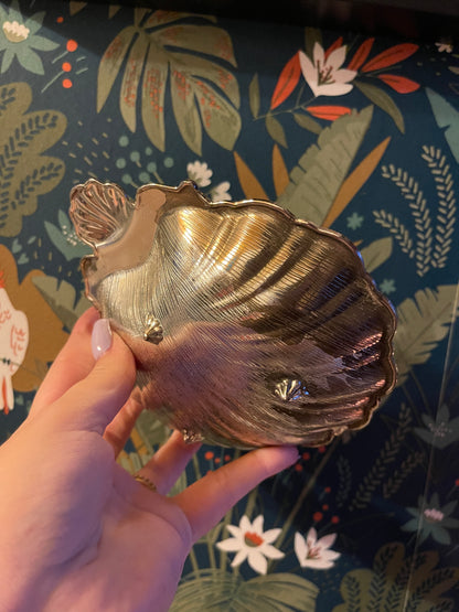 Vide poche métal coquillage