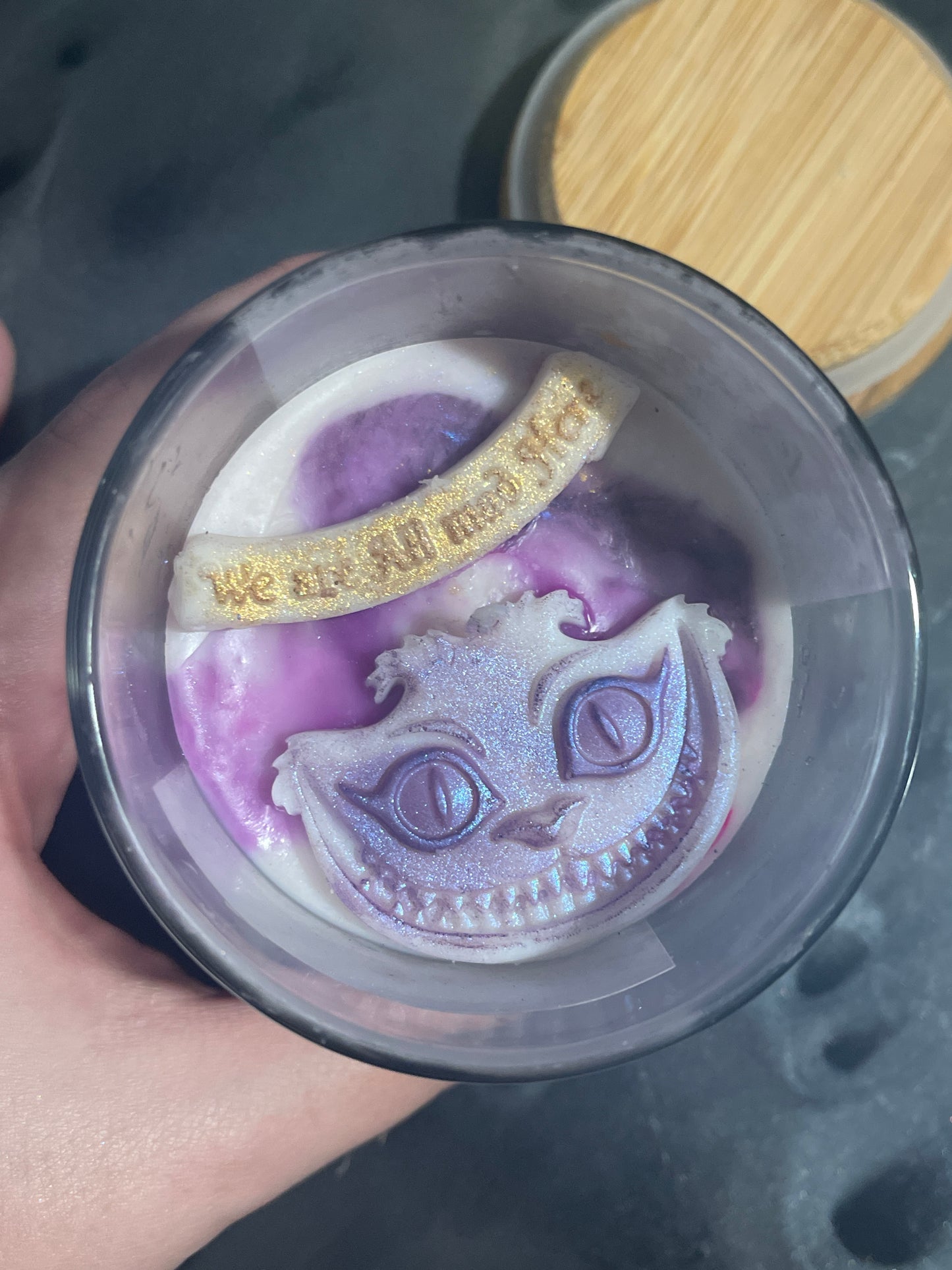 Bougie Cheshire ~ Collection Contes & Merveilles