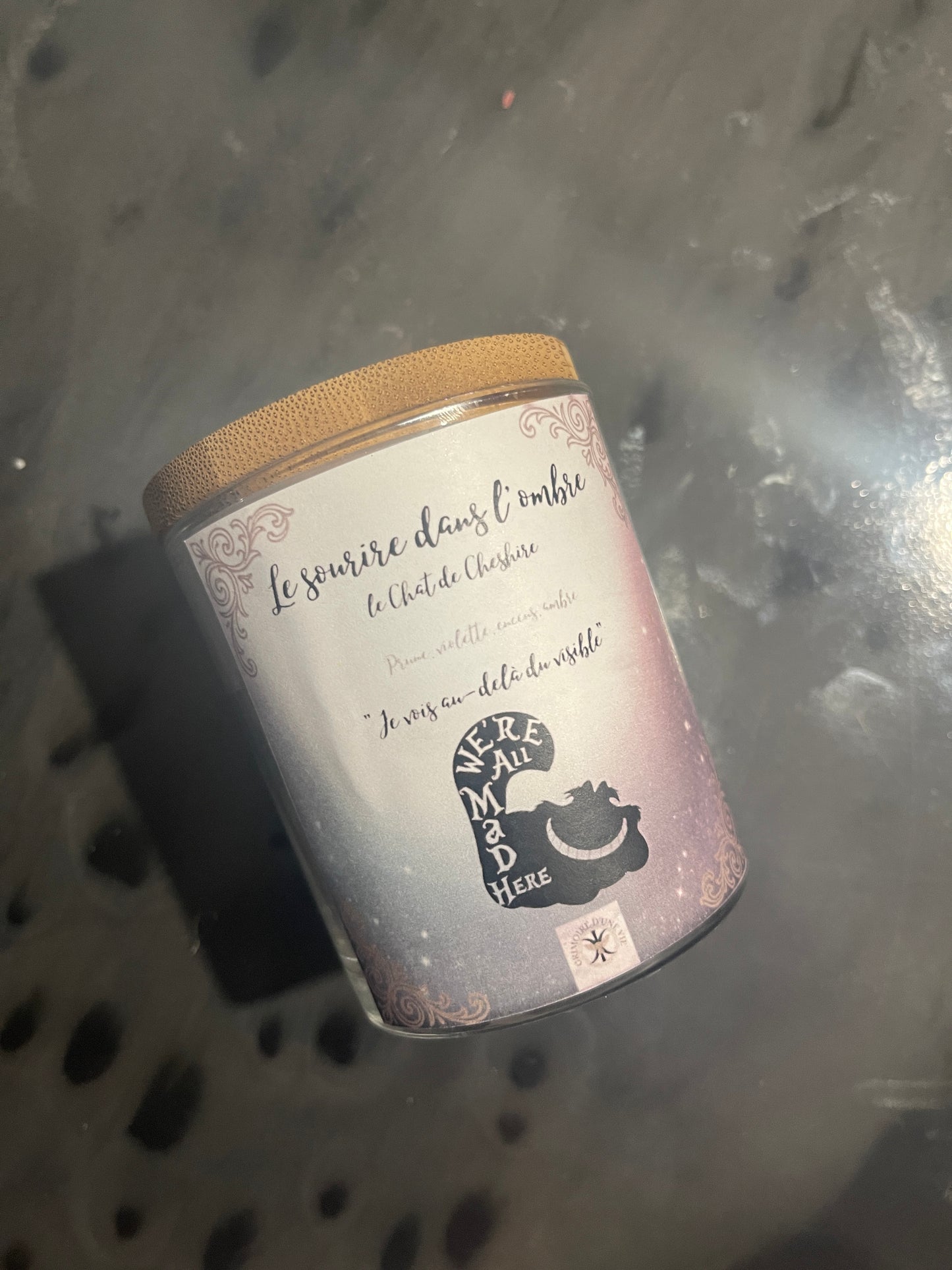 Bougie Cheshire ~ Collection Contes & Merveilles
