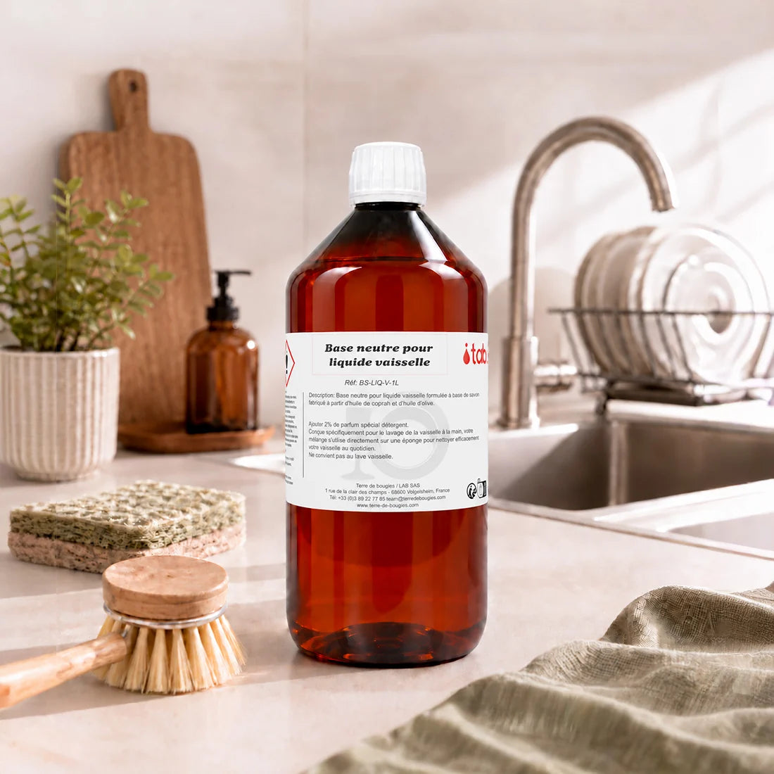 Liquide vaisselle parfumé